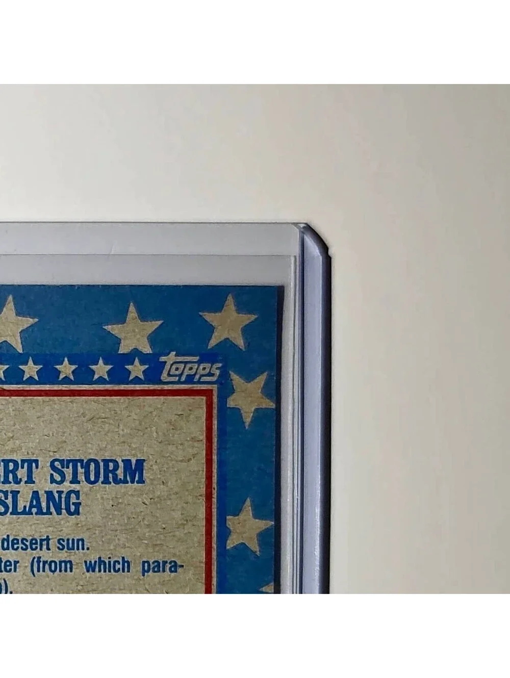 Desert Storm Slang 1991 Topps Desert Storm #145 Card